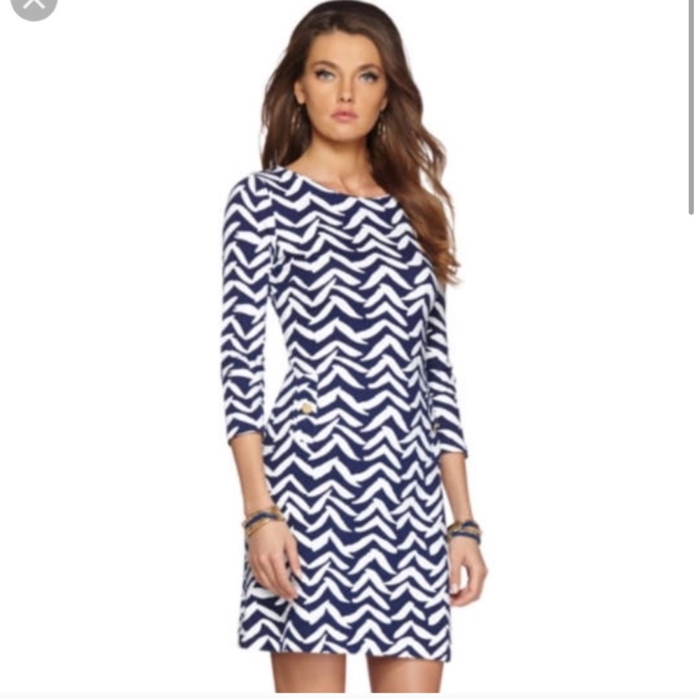 Lilly Pulitzer Charlene “I got lucky” shift dress